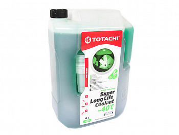 Антифриз зеленый  4кг TOTACHI SUPER LONG LIFE Coolant Green -40C