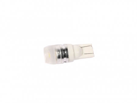 Лампа светодиод Т10 (12-5 габариты б/цок.) W5W 12V HIGH POWER Optical белая "YADA"