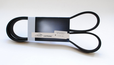 Ремень 1390 генератора дв.406,405,409 с ГУР (6PK1390)"CARTRONIC"