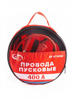 Провода прикуривания (старт) АКБ 400А (2 м) "AUTOVIRAZH" в сумке