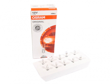 Лампа А 12-1,2 W1,2W 12V б/цок.(панель приборов) "микрушка" "OSRAM"