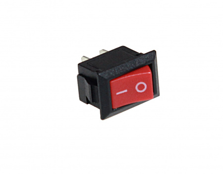 Клавиша 250V 3А Micro красная  (2конт.) ON-OFF "YADA"
