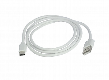 Зарядный кабель USB-TYPE C (TPE) 2А, 1м белый "YADA"