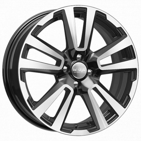 Диск колеса K&K КС874(17_Vesta Cross) Алмаз Черный 6,5*17/4*100 d60,1 ЕТ43 (KC874)