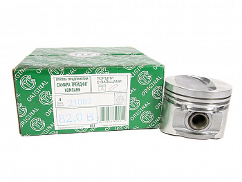 Поршень 21083 d-82,0 "СТК" с пальцами (к-т 4шт) гр."B"