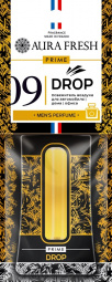 Ароматизатор подвесной картонный "AURA FRESH PRIME Drop № 9" (ANTONIO BANDERAS - BLUE SEDUCTION)