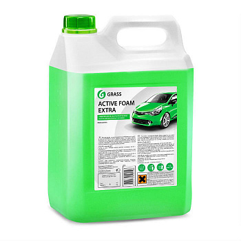 Автошампунь для БЕСКОНТАКТНОЙ МОЙКИ  6 кг "GRASS" "Active Foam Extra"
