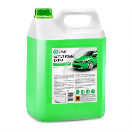 Автошампунь для БЕСКОНТАКТНОЙ МОЙКИ  6 кг "GRASS" "Active Foam Extra"