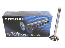 Клапана 21083 1500, 405,406,409 дв. (к-т 4шт) (выпускные) "TANAKI"