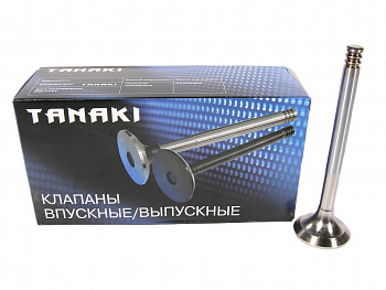 Клапана 21083 1500, 405,406,409 дв. (к-т 4шт) (выпускные) "TANAKI"