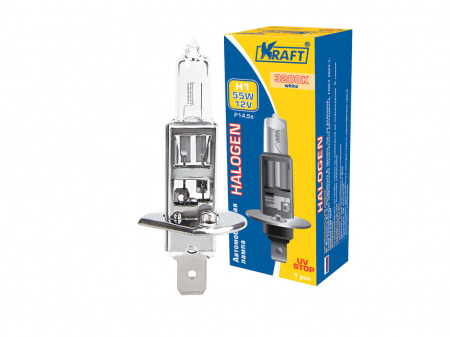 Лампа галоген H1 12/55W "KRAFT"