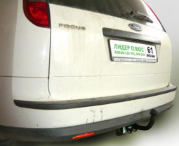 Фаркоп (ТСУ) Ford Focus 2 (DA3) (универсал) (2004-2011) со съемным шаром "Лидер-Плюс" (без эл/пак.)