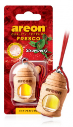 Ароматизатор подвесной с деревянной крышкой "AREON FRESCO" Strawberry