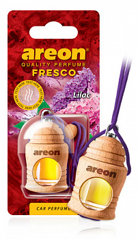 Ароматизатор подвесной с деревянной крышкой "AREON FRESCO" Lilac