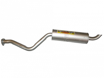 Резонатор УАЗ Хантер,Патриот (дв.409) под 3 болта "Автоглушитель" с выхлопной трубой