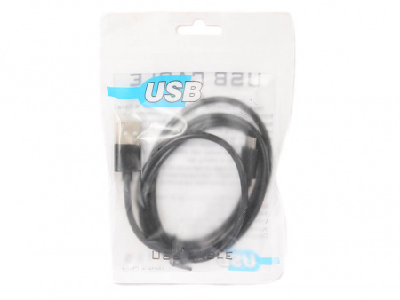 Зарядный кабель USB-Micro (TPE) 2А, 1м чёрный "YADA"