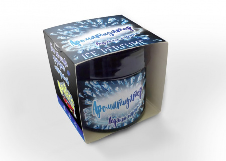 Ароматизатор на панель приборов гелевый "Boxter`s" "Ice Perfume"