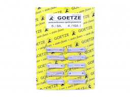 Предохранитель цилиндр. "GOETZE" (к-т 10шт)