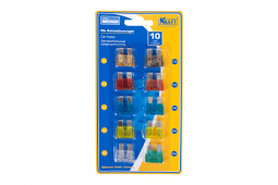 Предохранитель плоский  5-30 А"KRAFT" 5-30 А (к-т 10шт) без пинцета