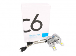Лампа светодиод H7 9-32V/36W Allroad C6 к-т 2шт "Lumen" 6000K, 3800lm