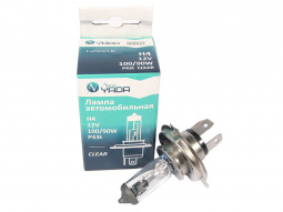 Лампа галоген H4 12/100/90W P43t "YADA"