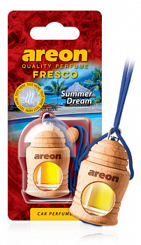 Ароматизатор подвесной с деревянной крышкой "AREON FRESCO" Summer Dream