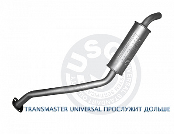 Резонатор 21073 инж. "Transmaster Universal" (нерж.) Евро 2 короткий н/о под катализатор