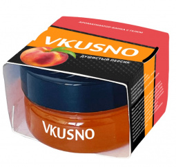 Ароматизатор банка гелевый "Vkusno" Душистый персик