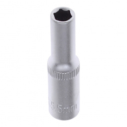 Головка  1/4"  5,5мм 6 гранная "AV Steel" высокая