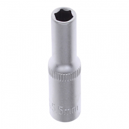 Головка  1/4"  5,5мм 6 гранная "AV Steel" высокая