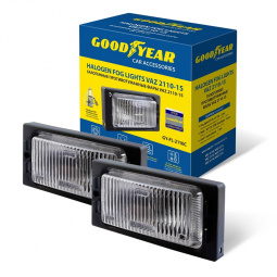 Фара противотуманная 2110-2115 галогеновая "GOODYEAR" (2 шт. к-т)
