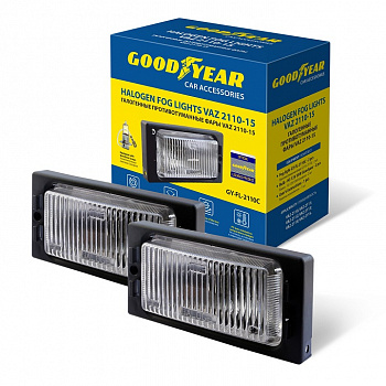 Фара противотуманная 2110-2115 галогеновая "GOODYEAR" (2 шт. к-т)