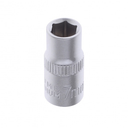 Головка  1/4"  7мм 6 гранная "AV Steel"