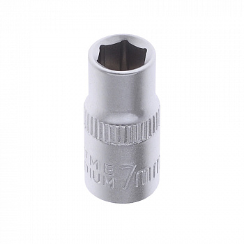 Головка  1/4"  7мм 6 гранная "AV Steel"