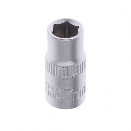 Головка  1/4"  7мм 6 гранная "AV Steel"