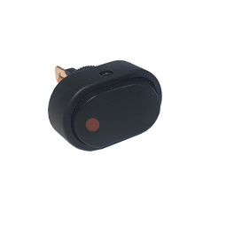 Клавиша 12V 30А овальная с красной LED подсветкой (3конт.) ON-OFF "YADA"
