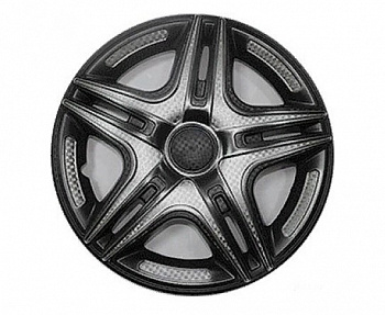 Колпаки декоративные 14" (к-т 2шт) "Карат Super Black"
