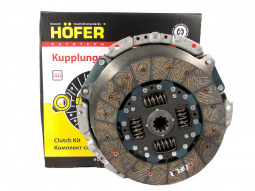 Сцепление УАЗ дв.409 с подшипником (КПП 5 ступ) "HOFER"