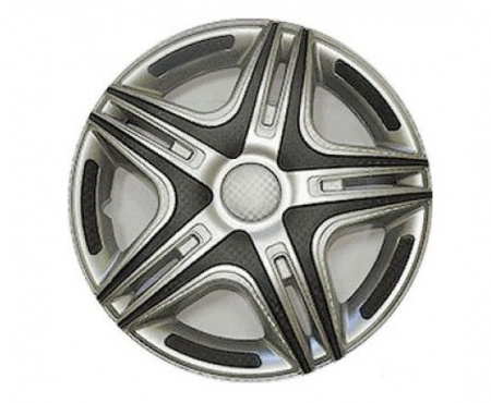 Колпаки декоративные 13" (к-т 2шт) "Дакар Super Silver"