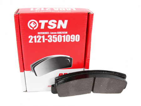 Колодки тормозные передние 2121-213,2123 (к-т 4шт) "TSN"