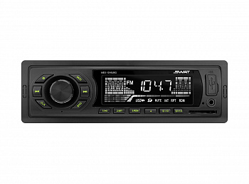 Автомагнитола "SWAT" MEX-1016UBG/1 din медиа ресивер,4х50 Вт,MP3,USB,SD зелен.кнопки