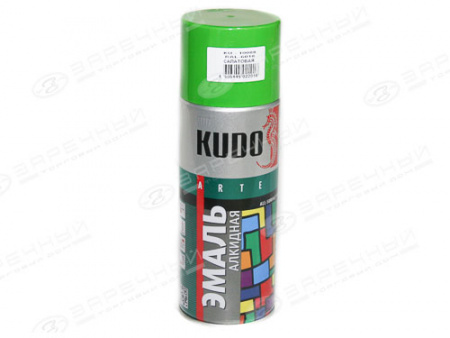Краска аэрозольная салатовая "KUDO" (520 мл)