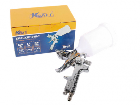 Краскопульт "KRAFT" HVLP 600/1,4