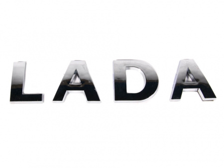 Орнамент "L A D A" задка "Lada Vesta"