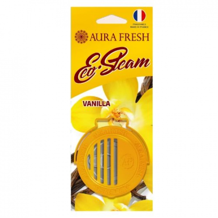 Ароматизатор на панель приборов "AURA FRESH ECO STEAM Vanilla" (Ваниль)