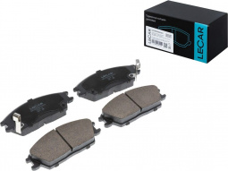 Колодки тормозные Передние, сист. Akebono / Hyundai Accent 99-, Getz 02-