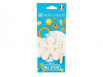 Ароматизатор подвесной "AURA FRESH MR.FUN Aqua" (Аква)