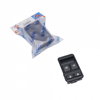Блок управления стеклоподъемниками 2192,2194 "Калина-2" (2 клавиши + блокировка дверей) "ЗавГар"