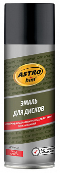 Краска для дисков чёрная глянцевая "Астрохим" (520мл)