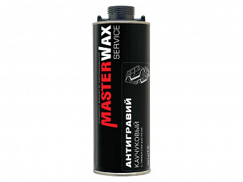 Мастика антигравий (1000 мл) белая "MasterWAX" каучуковый с эффектом шагрени  под пистолет